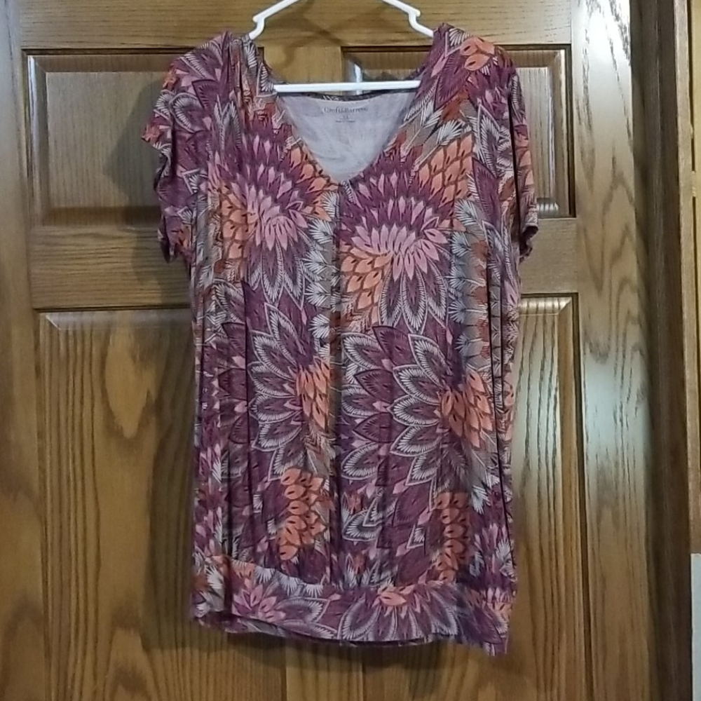 Croft & Barrow Pink Floral Top
